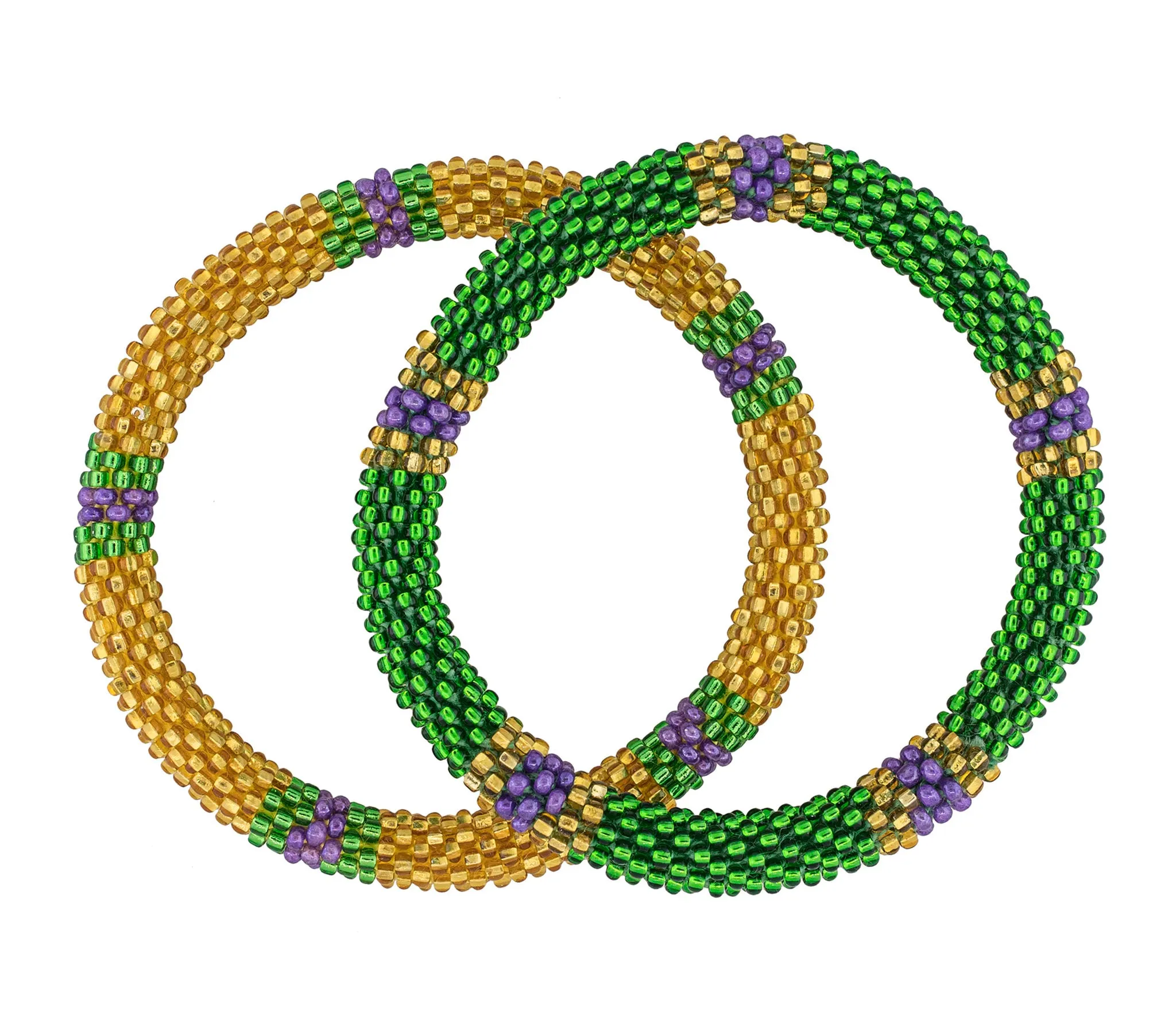 Roll-On® Friendship Bracelets <br> Mardi Gras