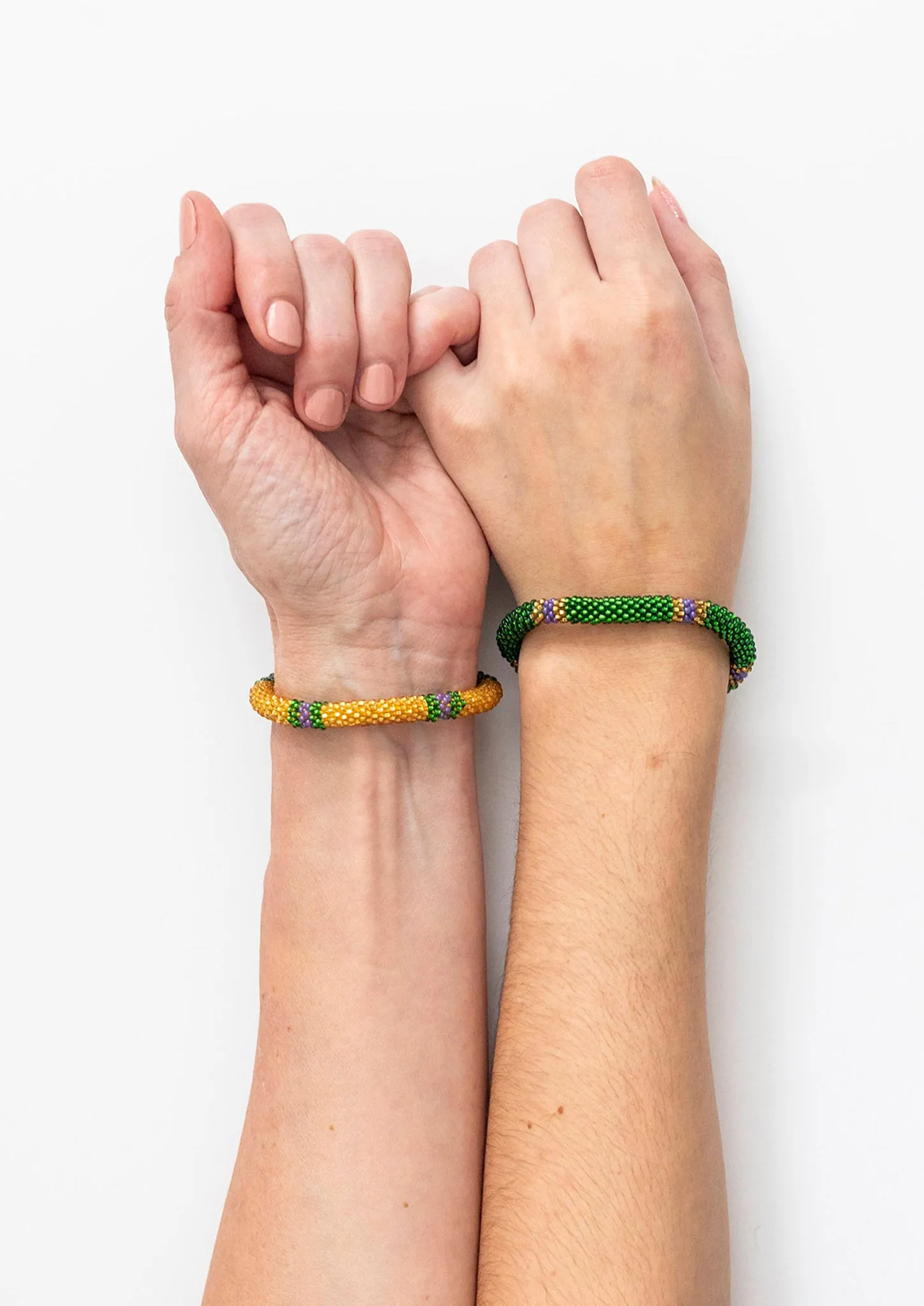 Roll-On® Friendship Bracelets <br> Mardi Gras