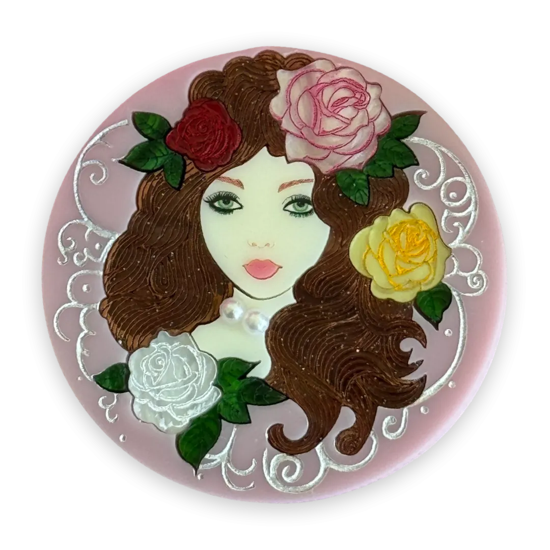 Rose Muse  - Brooch - Set of 2