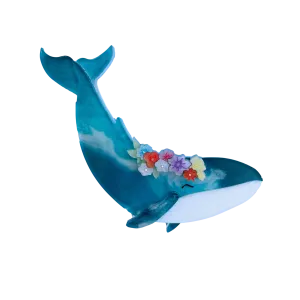 Rose the Whale - Brooch