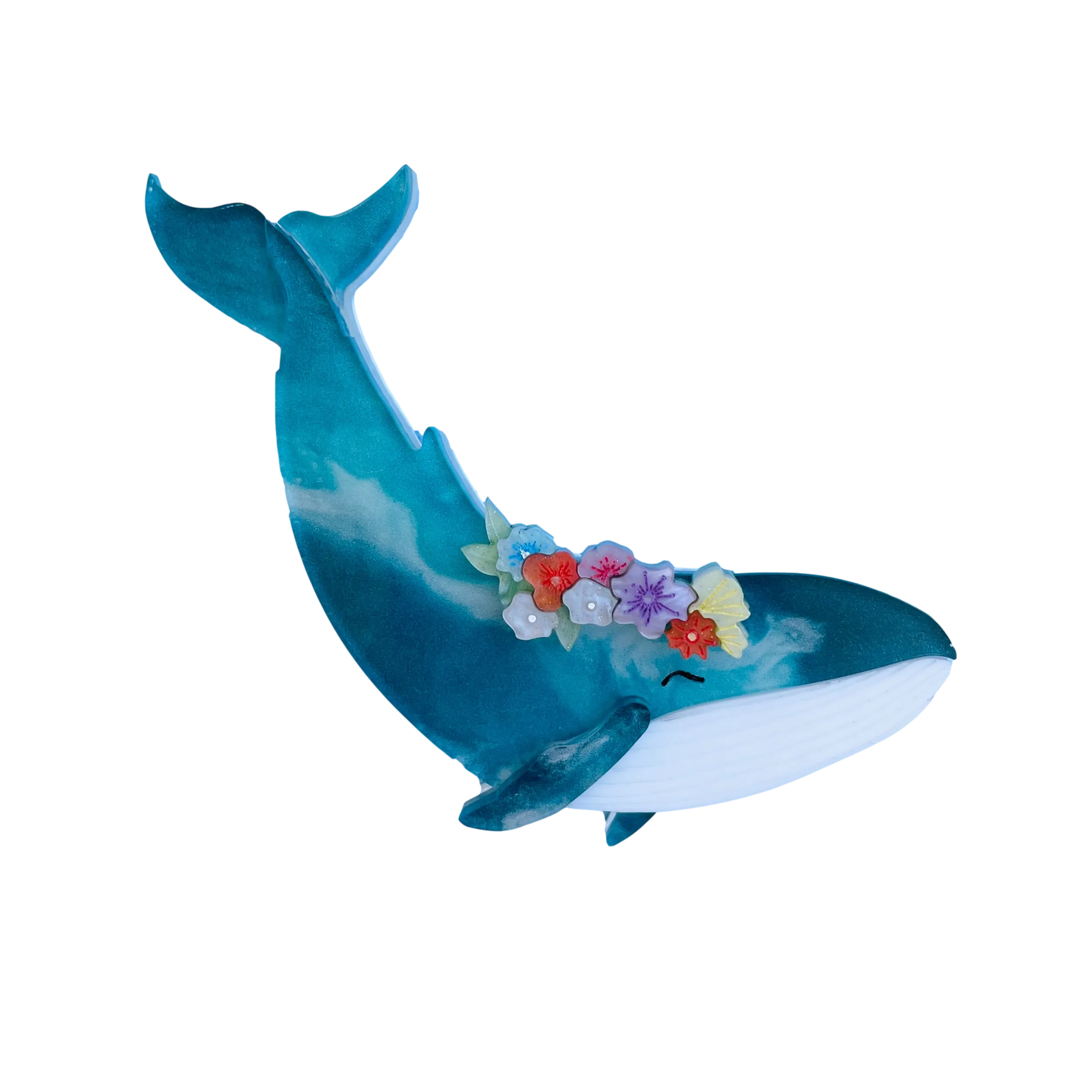 Rose the Whale - Brooch