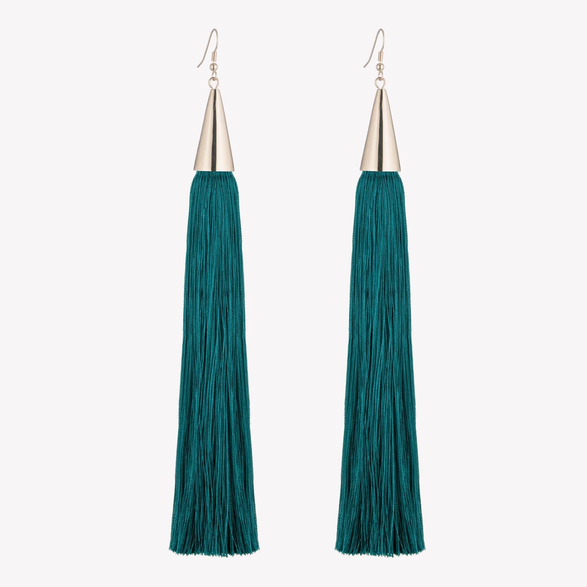 SILK TASSEL EARRINGS