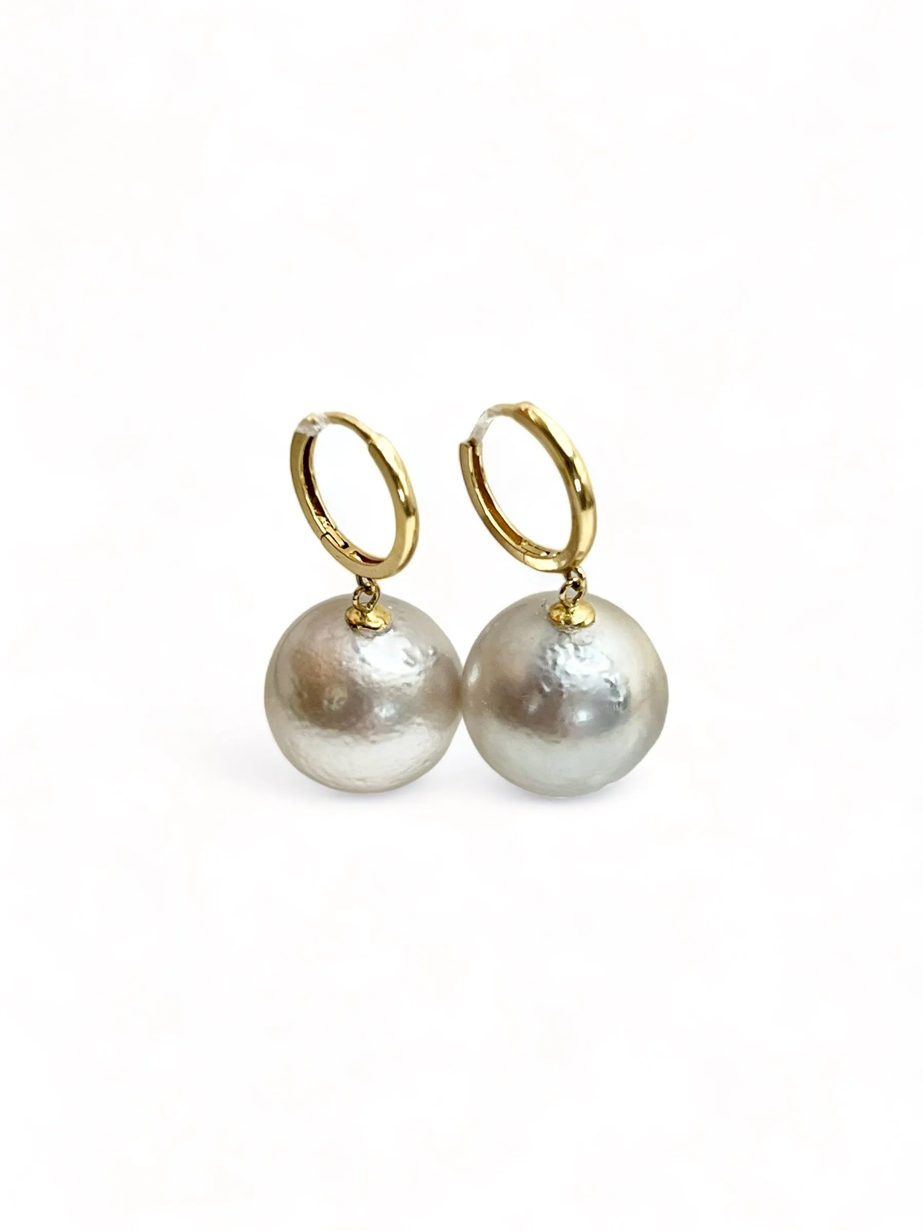 SOUTH SEA PEARL DANGLING EARRINGS