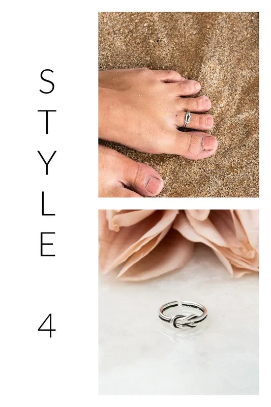 Sterling Silver Toe Rings