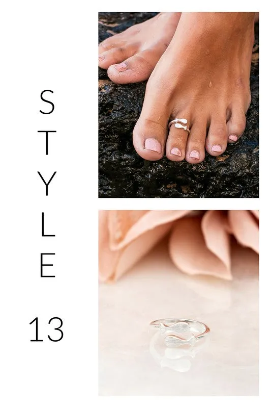 Sterling Silver Toe Rings