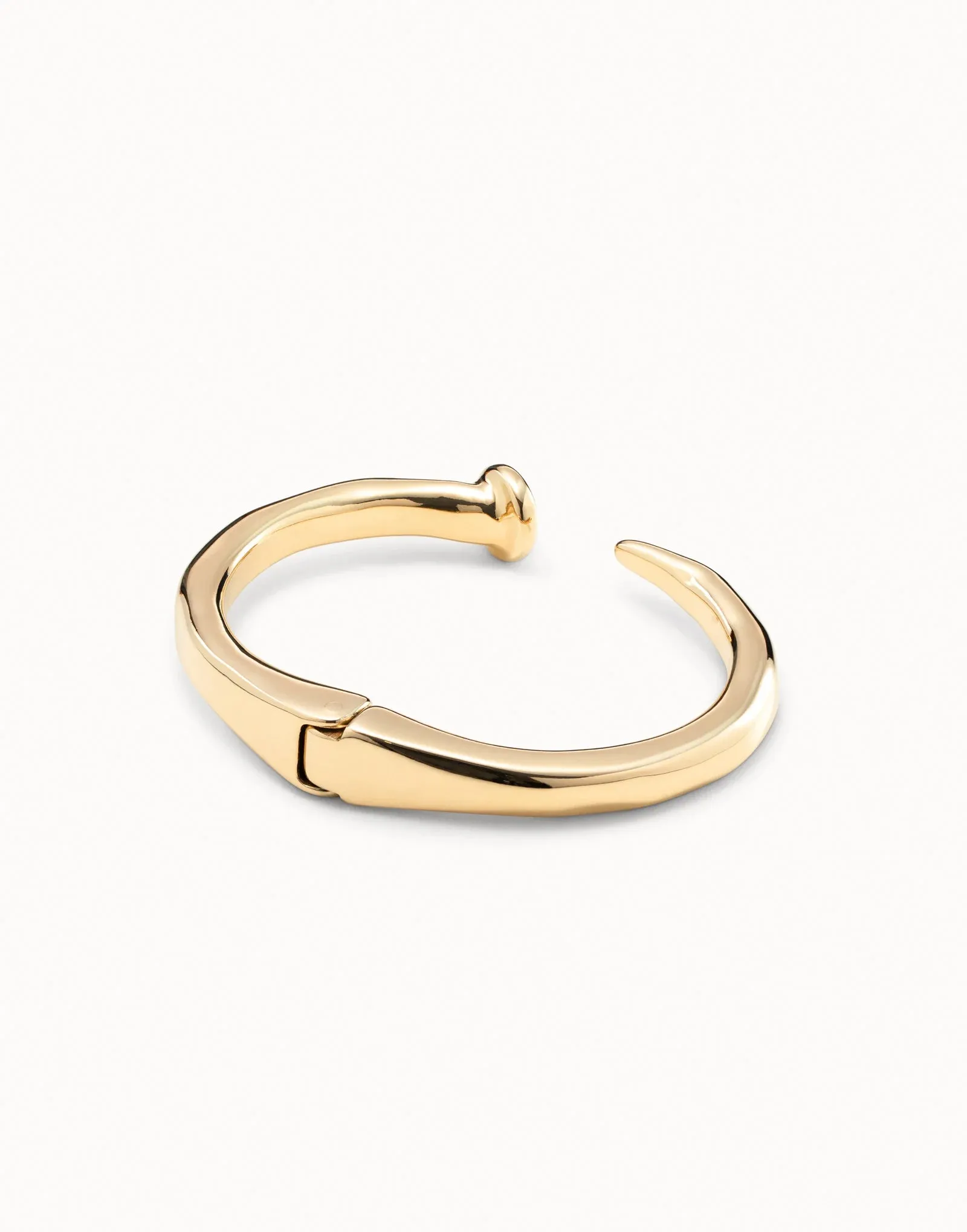 UNOde50 18K Gold Plated Rigid Bracelet