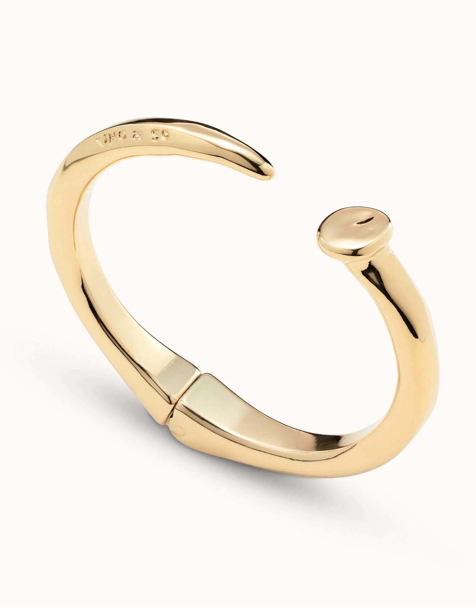 UNOde50 18K Gold Plated Rigid Bracelet