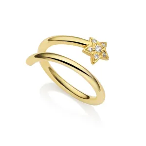 Wishful Star Vermeil Ring