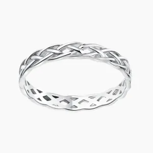 Woven Unisex Celtic Knot Eternity Wedding Band