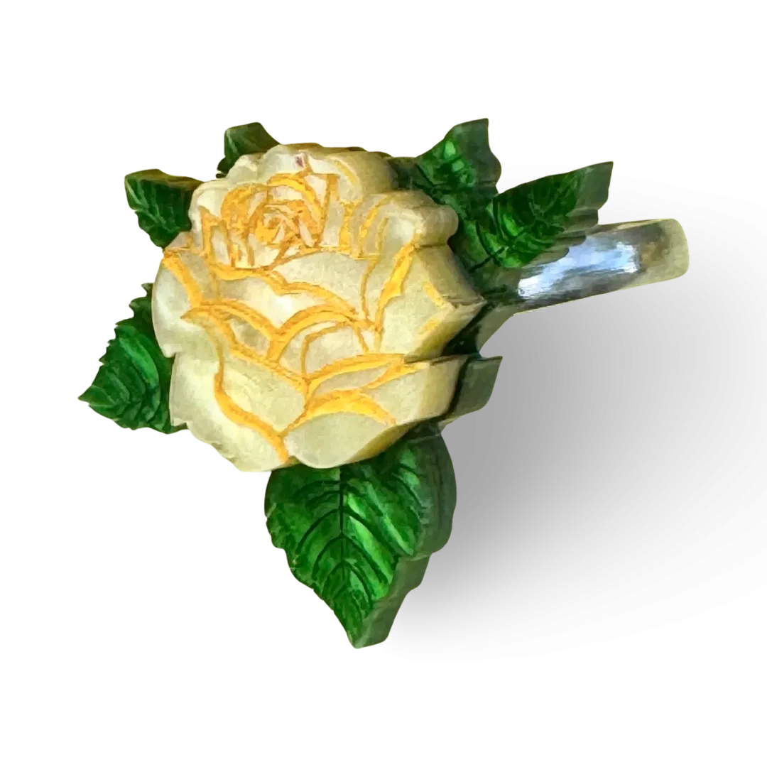 Yellow rose - ring